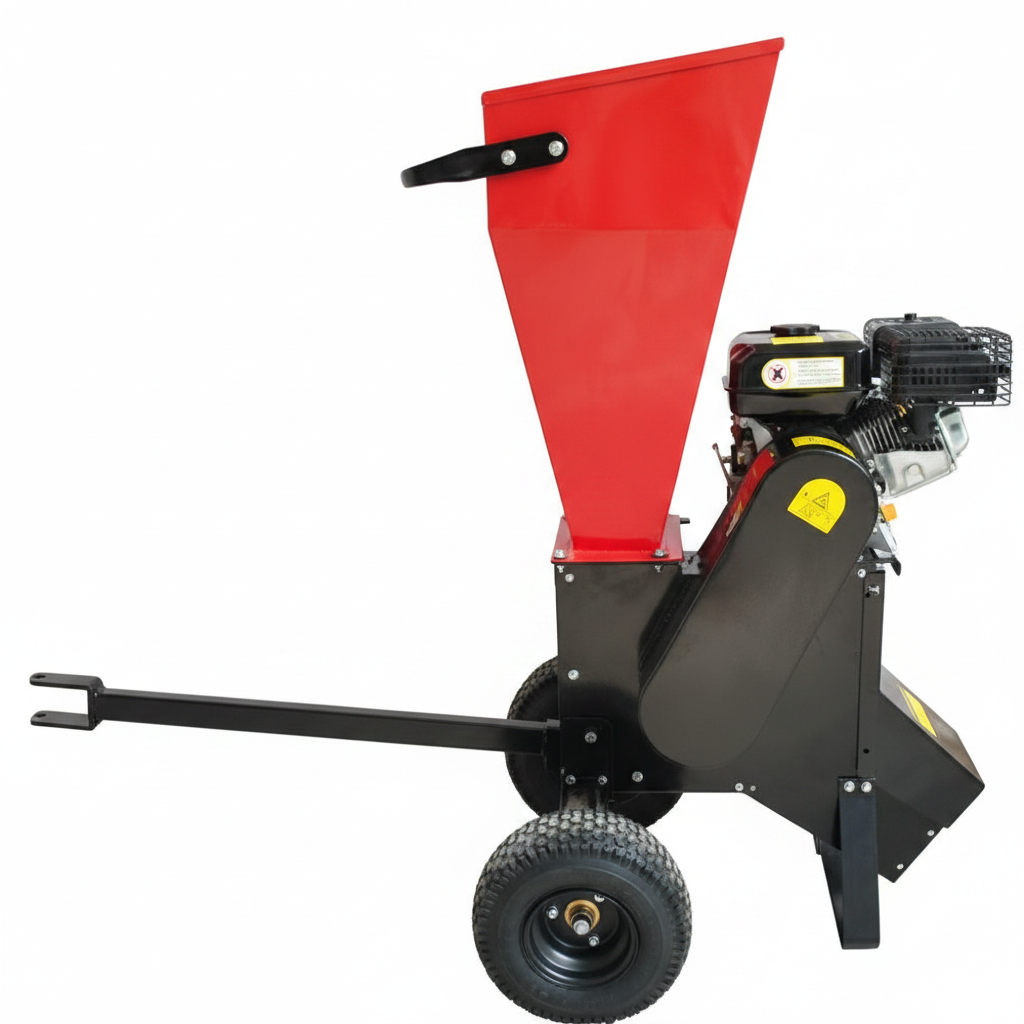 Broyeur tractable - Vue latérale principale