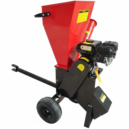 Broyeur tractable - Vue 3/4 arrière