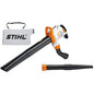 Souffleur Aspirateur Électrique STIHL SHE 81 1400 W avec Broyeur