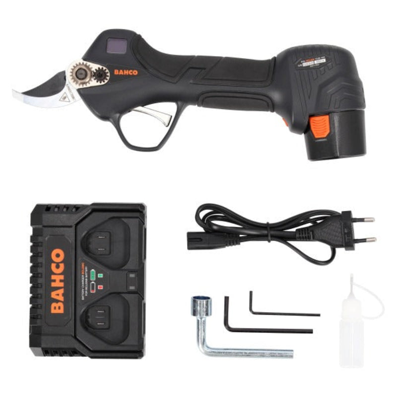 Sécateur à batterie BAHCO BCL226 10,8 V avec 2 batteries et chargeur double
