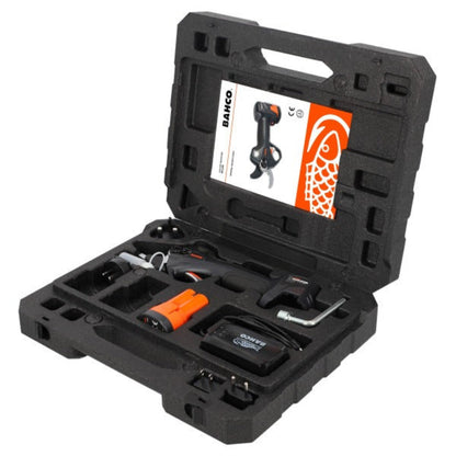 Sécateur à batterie BAHCO BCL235 14,4 V avec 2 batteries et chargeur double