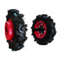 Jeu de roues agraires 5.00-8 avec masses 10 kg pour motoculteur MEP-RM508