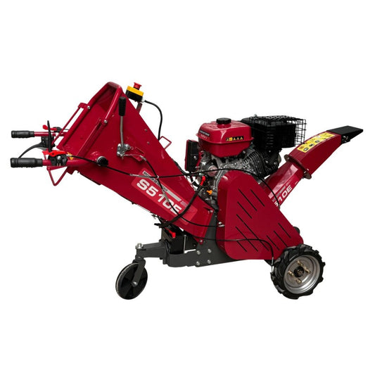 Broyeur de végétaux auto-tracté ELECTROPOWER WMS510E 19 CV Ø100 mm bois vert / Ø60 mm bois sec