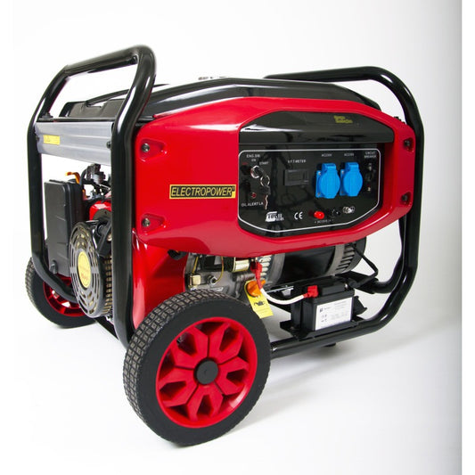 Groupe électrogène ELECTROPOWER MEP5.5GE 5500 W AVR Démarrage électrique Kit brouette