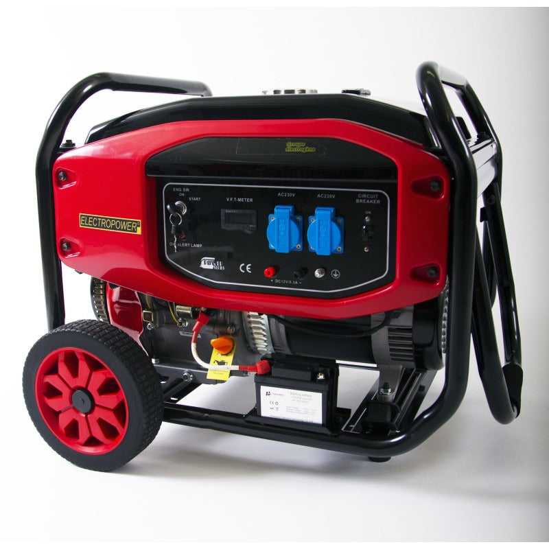 Groupe électrogène ELECTROPOWER MEP5.5GE 5500 W AVR Démarrage électrique Kit brouette