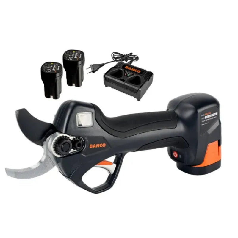 Sécateur à batterie BAHCO BCL235 14,4 V avec 2 batteries et chargeur double
