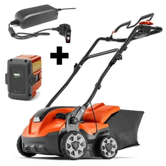 Scarificateur à batterie HUSQVARNA S138i Pack avec batterie 40-B140 et chargeur 40-C80