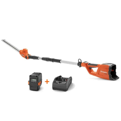Pack taille-haie sur perche à batterie HUSQVARNA 120iTK4-H avec batterie et chargeur